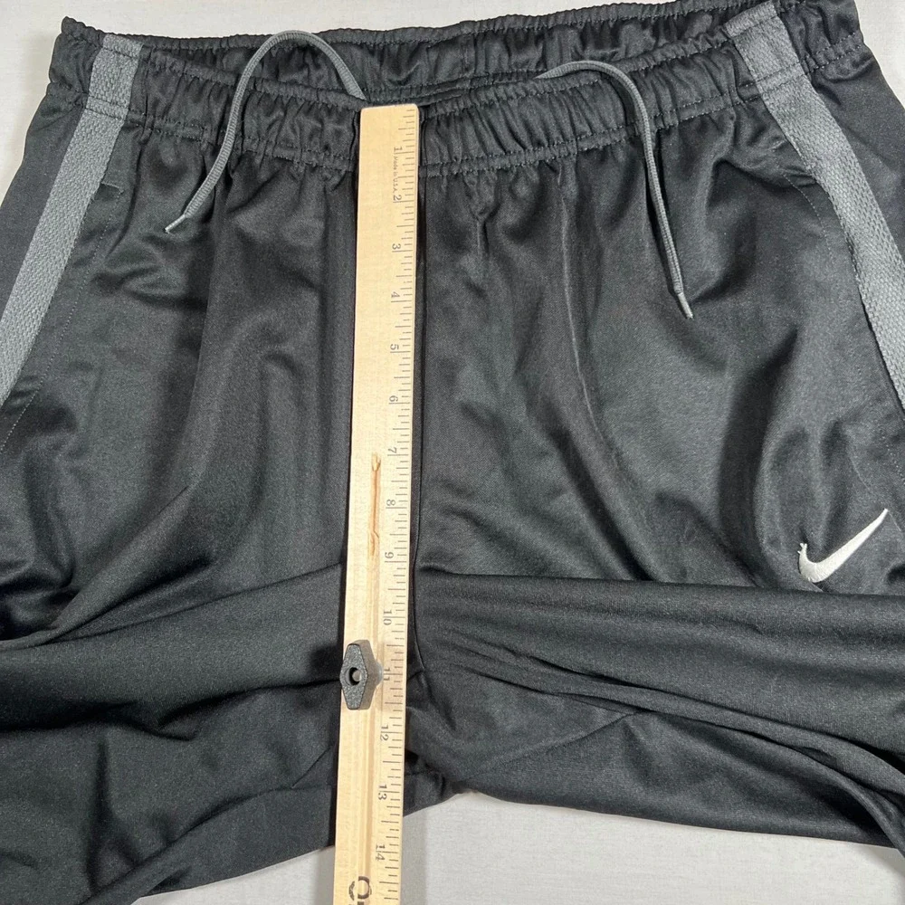 Nike Epic Training Track Pants Black Gray Mens XL Ankle Zip Athletic 835573-020